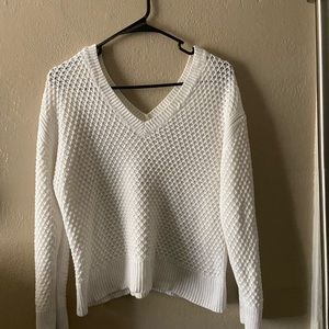 A New Day white knit sweater large